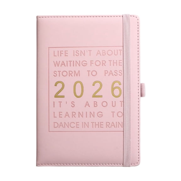 Zhourta 2026 Planner Notepad Daily Weekly Monthly Schedule Organizer with Pocket for Goals Notes Business Office Teacher