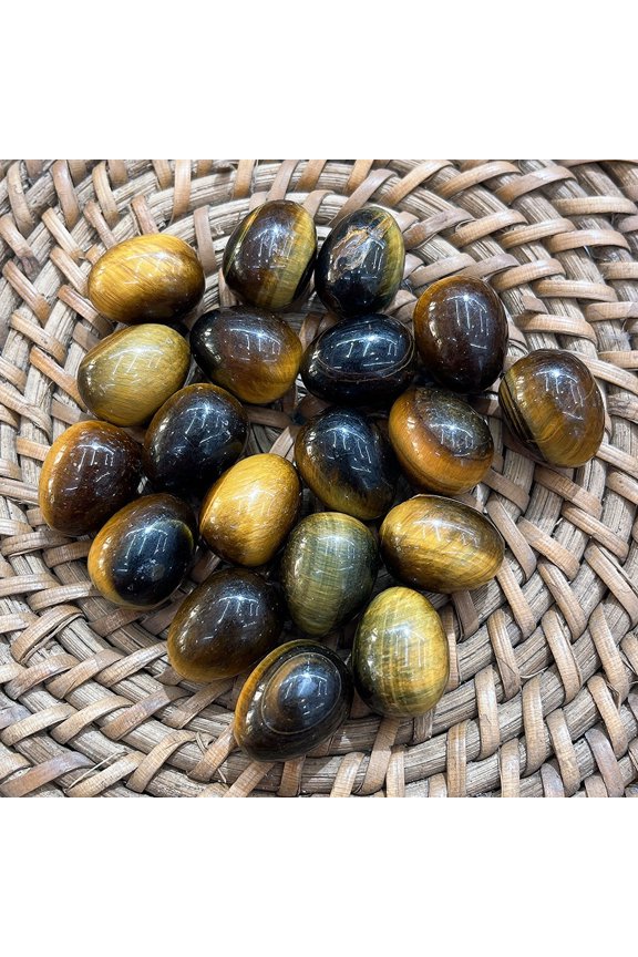 20mm Crystal Mini Egges Agate Jade Bird Egges Easter Egges 10PC Perfect for Egg Hunts and Gifts