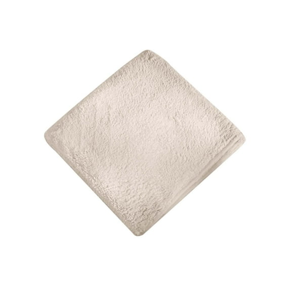 Zhourta 20x28 Inch Flannel Bath Blanket Multi Use Soft Coral Fleece Throw for Babies Pets and Yoga Quick Drying Absorbent Solid Color Home Decor