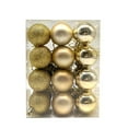 thumbnail image 1 of Zhourta 24PCS Christmas Balls Set 1.18Inch Various Styles Christmas Tree Hanging Window Decoration Shatterproof Christmas Ornaments, 1 of 6