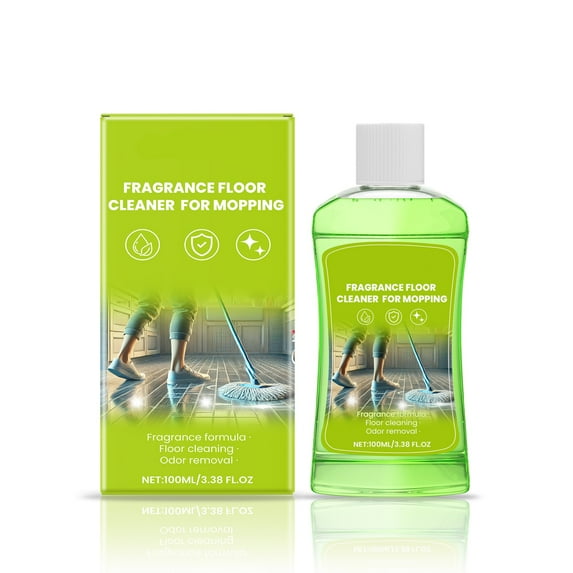 Zhourta 3.3 fl oz Floral Scented Floor Cleaner Mop Solution Long Lasting Freshness Removes Stubborn Odors Safe for All Floor Types Wood Tile Laminate