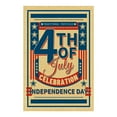 thumbnail image 1 of Zhourta 4th of July Garden Flags 12×18Inch Patriotic American Flag Outdoor Yard Decorations for Memorial Day Summer Backyard Porch Party Supplies, 1 of 5
