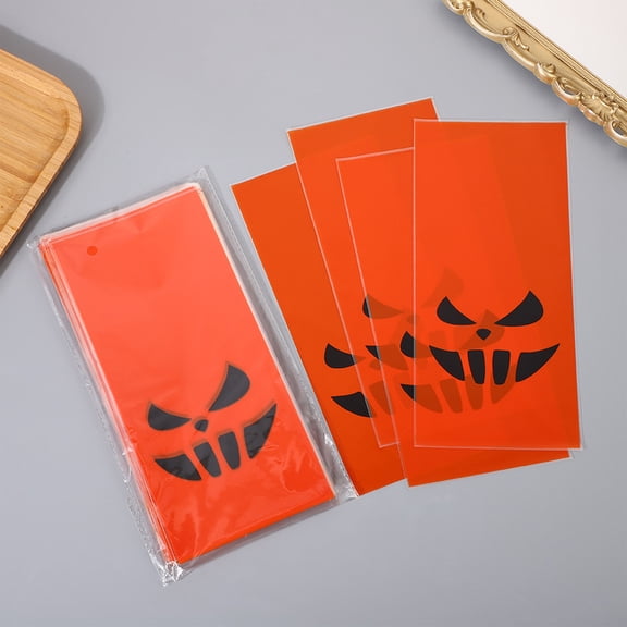 Zhourta 50 Pcs Halloween Candy Bags Assorted Colors Treat Pouches for Party Favor Goodie Bags and Trick or Treating
