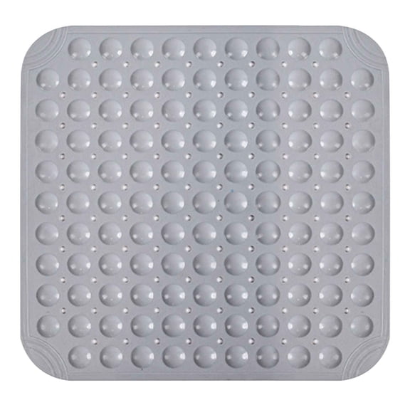 Zhourta Bathtub Non-Slip Mat 19×19Inch with Strong Suction Cups and Quick-Dry Surface for Safety and Comfort in Shower or Tub