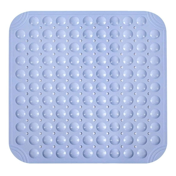 Zhourta Bathtub Non-Slip Mat 19×19Inch with Strong Suction Cups and Quick-Dry Surface for Safety and Comfort in Shower or Tub