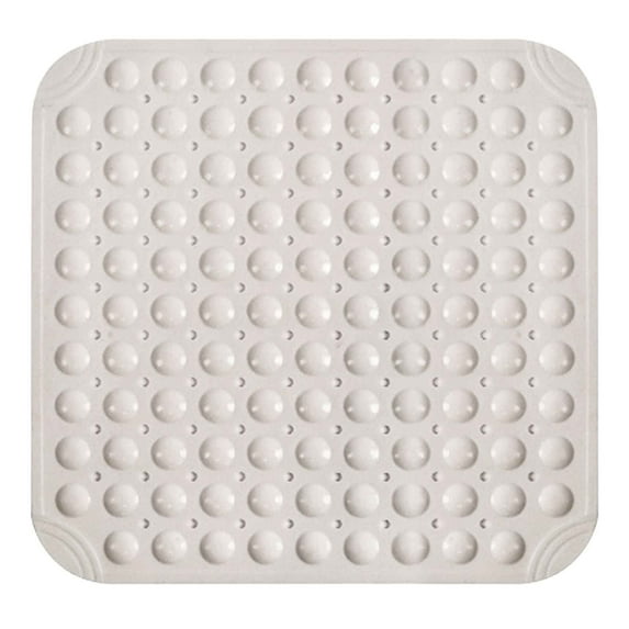 Zhourta Bathtub Non-Slip Mat 19×19Inch with Strong Suction Cups and Quick-Dry Surface for Safety and Comfort in Shower or Tub