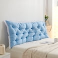 thumbnail image 1 of Zhourta Bed Backrest Pillow 24x20 Inches Soft Headboard Cushion for Sitting Up in Bed Reading Watching TV Lumbar Support, 1 of 6