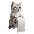 thumbnail image 1 of Zhourta Cat Tissue Holder Realistic Garfield Maine Coon American Shorthair Design Cute Gift for Cat Lovers Home Bathroom Living Room Decoration, 1 of 7