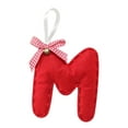 thumbnail image 1 of Zhourta Christmas 26 Letters with Bow Decoration Set for Tree Ornaments Holiday Spelling Decor and Festive Home Display, 1 of 9