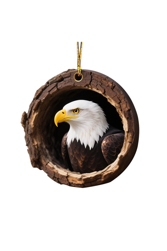 Christmas Animal Ornament 3 Inch Acrylic Festive Hanging Decor for Tree and Holiday Display
