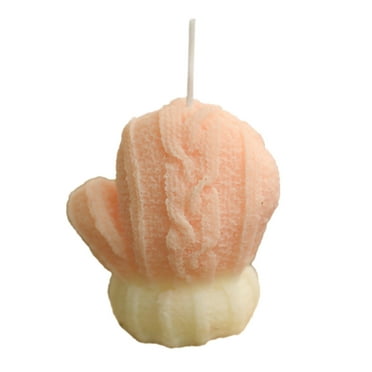 Zhourta Christmas Glove Scented Candles Tea Lights Candles Soy Wax Aromatherapy Candles Diffuser Gift Fragrance Christmas Party Fall Winter Decor Home Table New Year Decoration