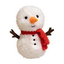 Zhourta Christmas Snowman Doll Toy Soft Stuffed Cotton Festive Decorative Pillow Ornament for Christmas Decorations and Gift