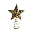 thumbnail image 1 of Zhourta Christmas Tree Top Gold Pentagram Decoration Metal Tree Hat DIY Christmas Winter Holiday Party Ornaments for Indoor Outdoor Home Decor, 1 of 6