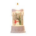 thumbnail image 1 of Zhourta Christmas Water Filled Luminous Candle Lights Night Light Wind Lamp Ornaments Santa Claus Small Gift Christmas Tree Decoration, 1 of 6