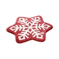 thumbnail image 1 of Zhourta Creatives Flocked Mat Maple Leaf Snowflake Shape Bathroom Water Absorbent Non Slip Mat Foot Mat Home Room Doormat Floor Mat, 1 of 6