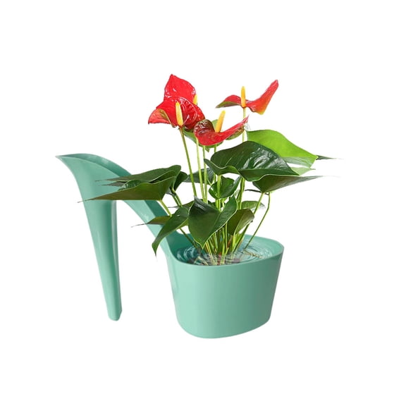 Zhourta Desktop High Heels Flowerpot Easy to Clean Floor Standing Gardening Flowerpot Succulent Flower Pot for Home Office Decoration