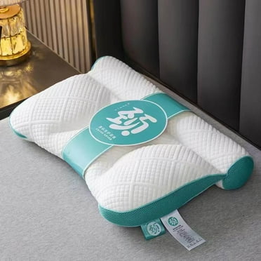 Zhourta Ergonomic Pillow for Sleeping Memory Foam Pillow Adjustable Contour Non Collapse for Neck Shoulder Relaxing Soft Support Cervical Stretch Traction