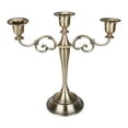 thumbnail image 1 of Zhourta European Style Triple Candle Holder Vintage Iron Candelabra for Romantic Dining Table Centerpiece and Home Decor, 1 of 6