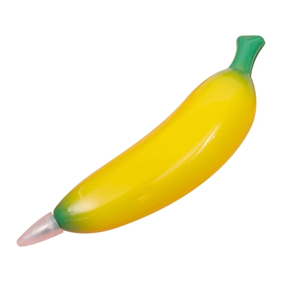 Zhourta Fake Fruit Ballpoint Writer 10ml Novelty Writing Tool with Realistic Apple Banana Design Fun Office Supply Gift Set