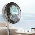 thumbnail image 1 of Zhourta Floor Desk Fan with Ice Compartment Oscillating Fan for Save Electricity Quick Cooling High Speed 3 Blades Summer Breeze Home Office Use, 1 of 9