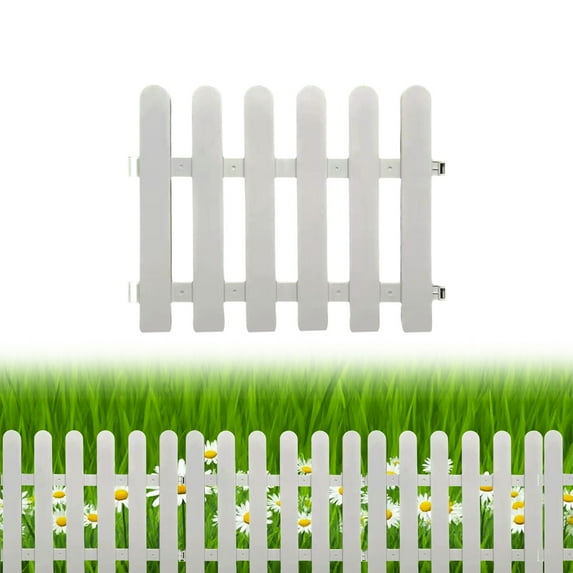Zhourta Garden Plant Fence 9.69x15.75in Outdoor Decorative Border for Flower Beds Lawn Yard Protection Rustproof Edging