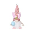 thumbnail image 1 of Zhourta Gnome Bunny Easter Decorations Plush Cute Easter Bunny Gnomes Ornaments Bunny Easter Gnomes for Table Decoration, 1 of 7