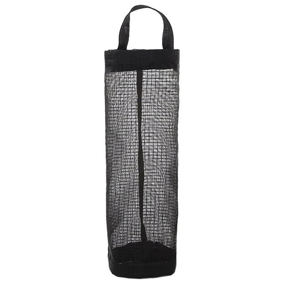 Zhourta Grocery Bag Holder Clear Folding Wall Hanging Trash Bag Dispensers Convenient Extraction Storage Bag Recycling Bags for Home and Kitchen