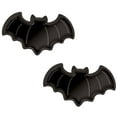 thumbnail image 1 of Zhourta Halloween Bat Candy Dish 2pc Set Decorative Serving Tray for Spooky Party Snacks and Themed Display, 1 of 6