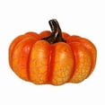 thumbnail image 1 of Zhourta Halloween Glowing Pumpkin Resin Decor with LED Light for Spooky Tabletop Display and Party Atmosphere Setting, 1 of 3