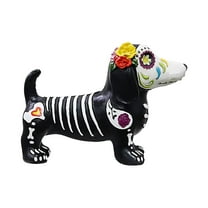Zhourta Halloween Pet Memorial Statues - Creepy Lifesize Dog & Cat Figurines for Spooky Yard Decor