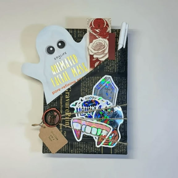 Zhourta Halloween Witch Mystical Encounter Set with Cauldron and Spell Tome Accessories for Themed Party Decor