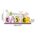 thumbnail image 1 of Zhourta Happy Easter Tree Decoration Wooden Designs Crafts Decoration Event Party Supplie Fun Activity for All Ages, 1 of 9