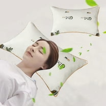 Zhourta Hotel Pillows Standard Size Wormwood Pillows with Breathable Cover Down Filling for Back Side Or Stomach Sleepers Soft Support Non Collapse