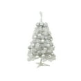 thumbnail image 1 of Zhourta Luminous Mini Christmas Tree 17.72Inch with Warm LED Lights Bow Tree Topper Decoration Desktop Christmas Decoration Hanging Ornament, 1 of 6