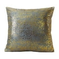 thumbnail image 1 of Zhourta Luxury Velvet Pillow Sham Velvet Snowflake Gold Foil Pillow Cover Brown Decorative Cushion Case for Sofa Bed Holiday Home Decor Without Insert, 1 of 6