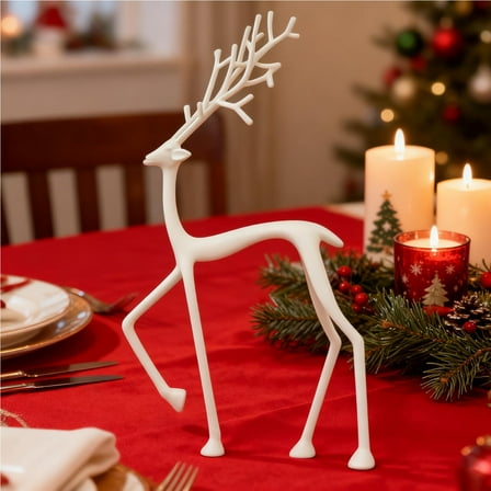 Zhourta Metal Deer Decor for Home and Christmas Gift