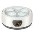 thumbnail image 1 of Zhourta Mini Home Automatic Yogurt Maker Machine 40.5 FL OZ Stainless Steel Container Even Heating, Energy Saving DIY Yogurt/Natto Fermenter Compact Multi-functional, 1 of 5