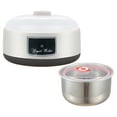 thumbnail image 1 of Zhourta Mini Home Automatic Yogurt Maker Machine 40.5 FL OZ Stainless Steel Container Even Heating, Energy Saving DIY Yogurt/Natto Fermenter Compact Multi-functional, 1 of 6