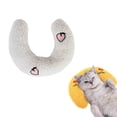 thumbnail image 1 of Zhourta Neck Pillow for Dog Half Donut Pet Pillow Protects Cervical Sleep U Shaped Pillow Calming Toy for Puppy Cat Cute Sleeping Aid Soft Support Non Collapse, 1 of 3