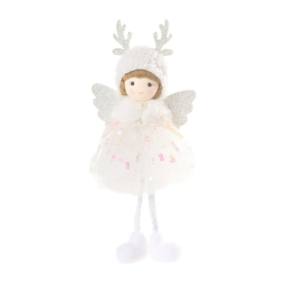 Zhourta New Christmas Pink Tulle Skirt Dancing Angel Ornament Charming Holiday Decoration for Trees Gifts and Festive Celebrations Perfect for Seasonal Decor