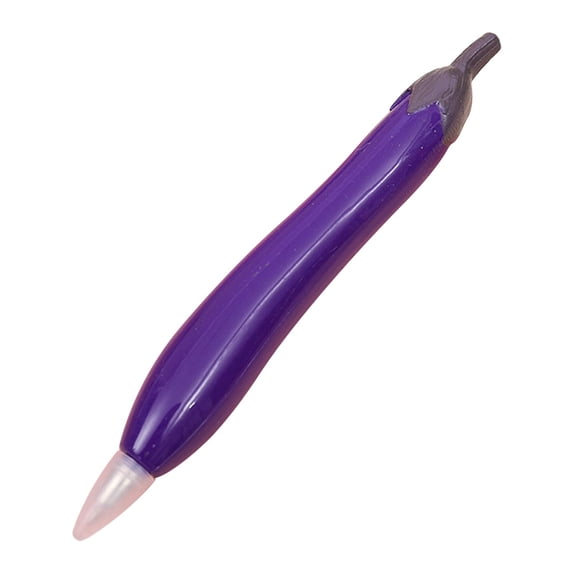 Zhourta Novelty Vegetable Ballpoint Writer 10ml Irregular Shape Realistic Carrot Chili Design Fun Writing Tool for Office Gift
