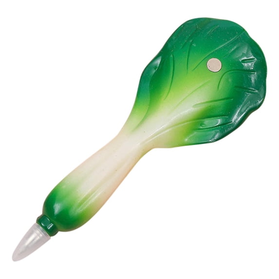 Zhourta Novelty Vegetable Ballpoint Writer 10ml Irregular Shape Realistic Carrot Chili Design Fun Writing Tool for Office Gift