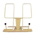thumbnail image 1 of Zhourta Reading Stand Book Holder Simples Metal Reading Stand Foldable Portable Reading Bookshelf Music Score Stand, 1 of 7