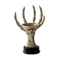 thumbnail image 1 of Zhourta Resin Ghost Claw Candle Holder Halloween Decor Black Spooky Centerpiece for Tabletop Mantel Holiday Party Decoration, 1 of 6
