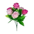 thumbnail image 1 of Zhourta Roses Artificial 6 Flowers Per Bouquet Mother's Day Rose Simulation Bouquet Large Bundle Of 6 Head Living Room Dining Table Ornament Flowers, 1 of 6