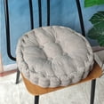 thumbnail image 1 of Zhourta Round Floor Pillows Cushions Corn Kernel Cushion Thickened Hand Made Cushion Tatami Cushion Corduroy Chair 14×14Inch, 1 of 6