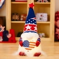 thumbnail image 1 of Zhourta Rudolph Doll 4th of July Decor Glowing Patriotic Red White Blue LED Figure for Independence Day Party Night, 1 of 5