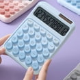 thumbnail image 1 of Zhourta Solar Calculator with Battery Backup Dual Power Supply Large LCD Display for Office Exams and Business Use, 1 of 6