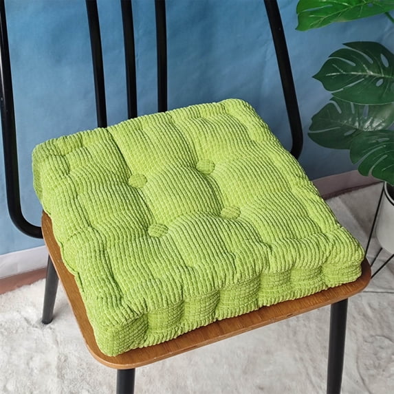 Zhourta Square Floor Pillows Cushions Corn Kernel Cushion Thickened Hand Made Cushion Tatami Cushion Corduroy Chair 14×14Inch