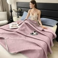 thumbnail image 1 of Zhourta Summer Cool Quilt King Soft Breathable Lightweight Student Dormitory Knitted Blanket Arabesquitic Gift Wind Conditioner Wholesale Summer Quilt 70.9*78.7Inch, 1 of 6